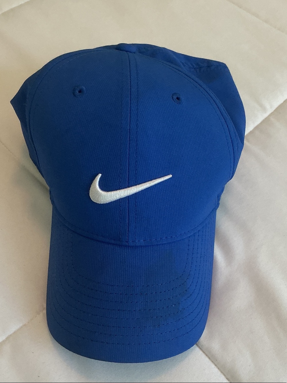 Nike Legacy 91 - Dri-fit Blue Baseball Cap with White Swoosh